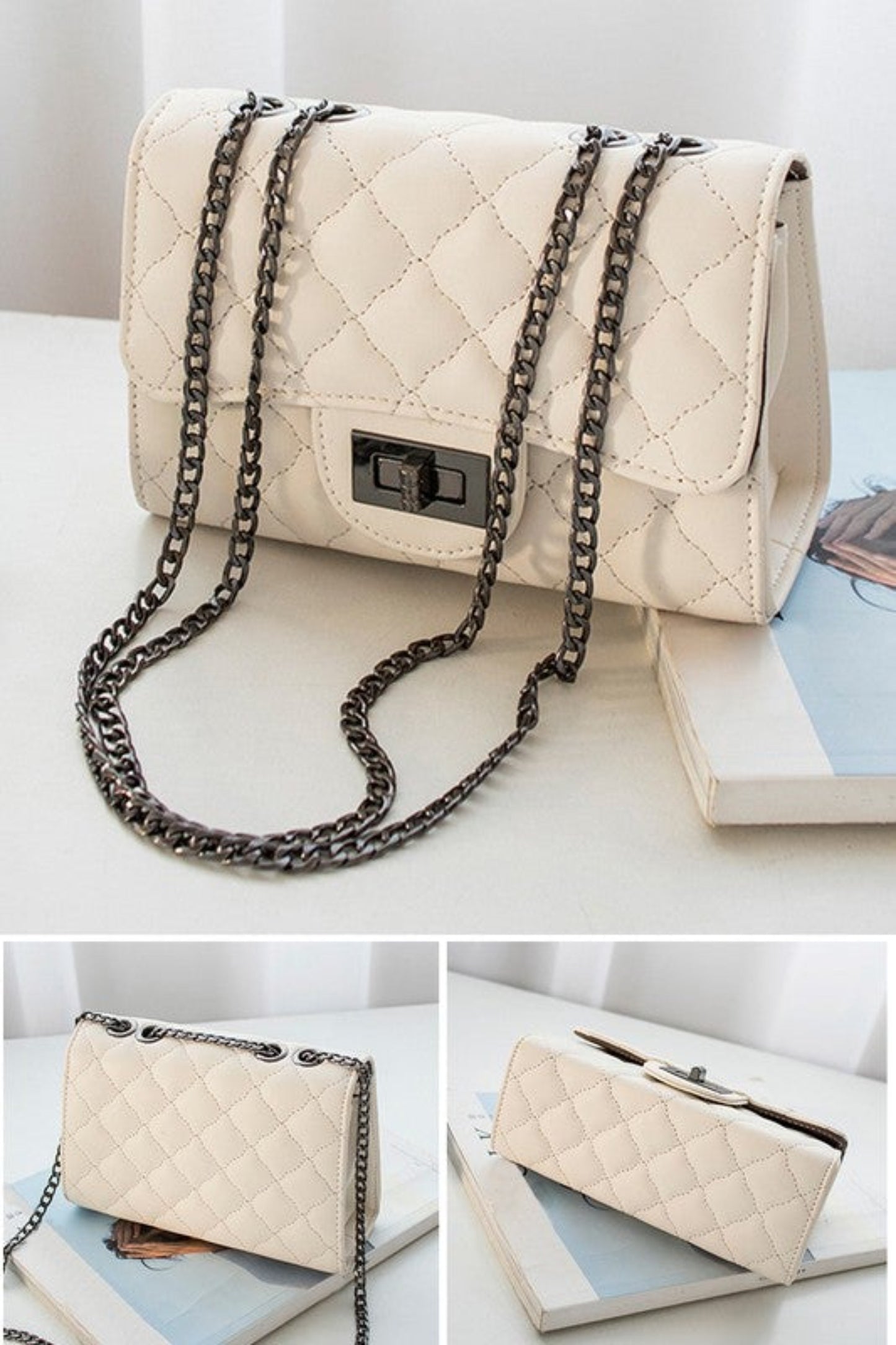 LouLou Quilted Envelope Bag